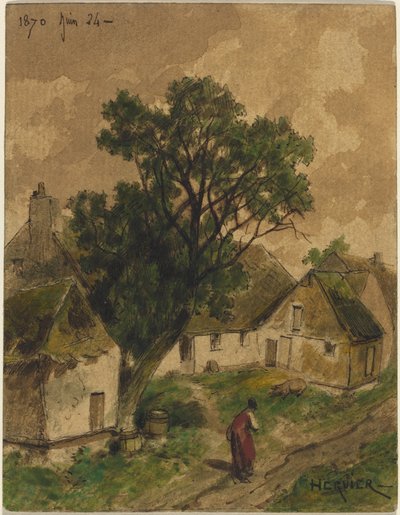 Maatilapiha tekijältä Adolphe Hervier