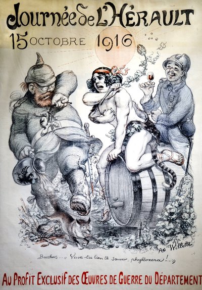 "Heraultin päivä tekijältä Adolphe Leon Willette