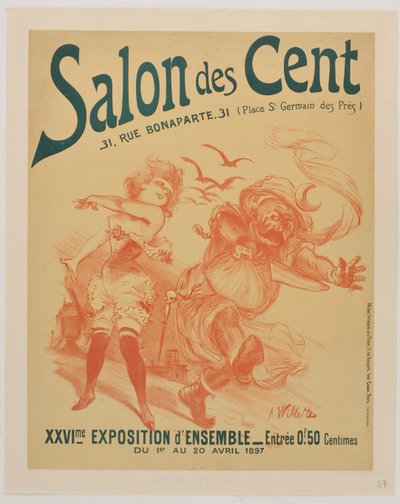 [Salon des Cent. April 1897] tekijältä Adolphe Leon Willette