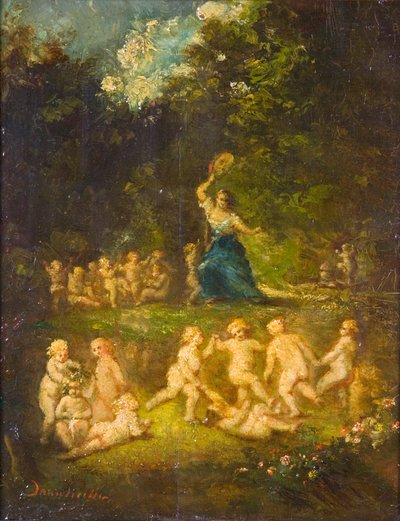 "The gambols", 1844-1886 tekijältä Adolphe Monticelli
