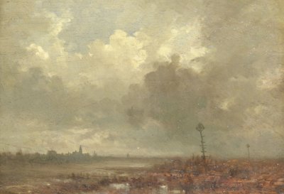 Näkymä joelle yöllä tekijältä Adolphe Mouilleron