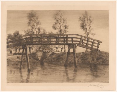 Silta Silta (II) (otsikko esineessä) tekijältä Adolphe P.H J. van Weezel Errens (signed by artist)