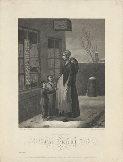 Minä hävisin!, 1824 tekijältä Adolphe Roehn