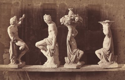 Quatre estàtues, c. 1868. finlandès tekijältä Adolphe Terris