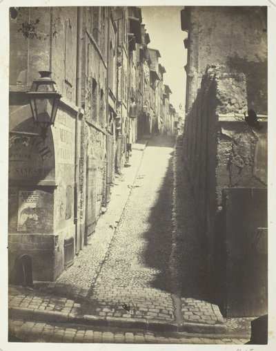 Rue des Grands Carmes, näkymä Rue Ste. Marthe -tieltä tekijältä Adolphe Terris