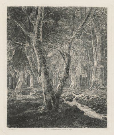 Pierrefonds Woods tekijältä Adolphe Théodore Jules Martial Potémont