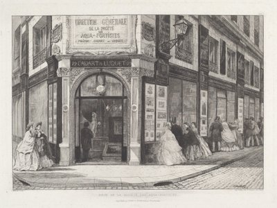 Aquafortists Societyn päämaja tekijältä Adolphe Théodore Jules Martial Potémont