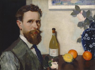 Omakuva, n. 1917 (öljy kankaalle) tekijältä Adolphe Valette