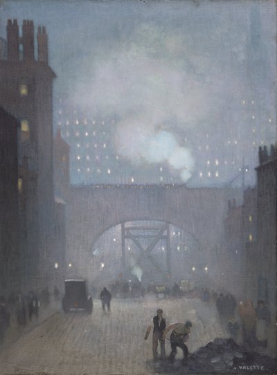 York Street, joka johtaa Charles Streetille, Manchesteriin tekijältä Adolphe Valette