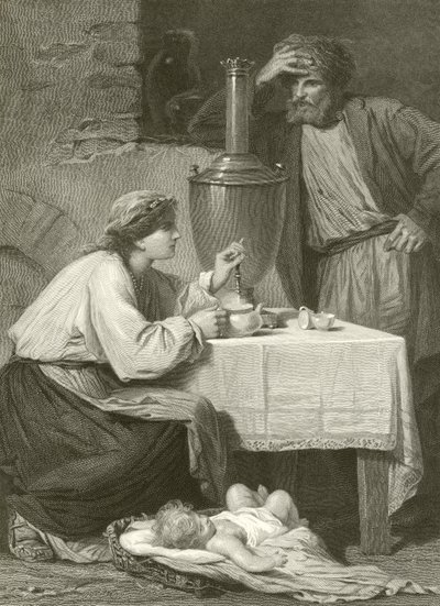 Venäläisen talonpojan koti tekijältä Adolphe Yvon