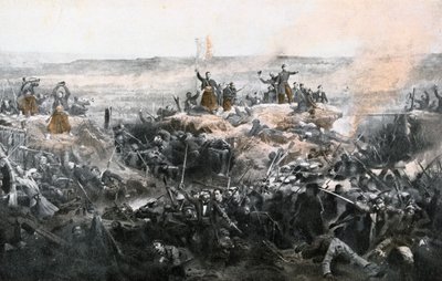 Ranskan armeija valtasi Malakoffin, 1855 tekijältä Adolphe Yvon