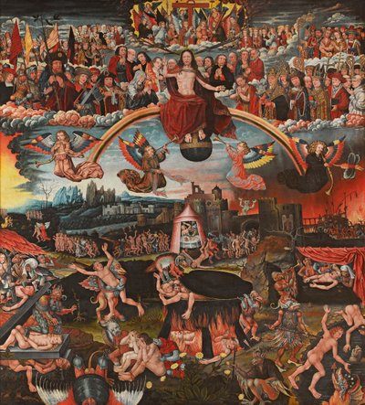 Viimeinen tuomio, 1526. tekijältä Adriaan Moreels and Pieter Van Boven