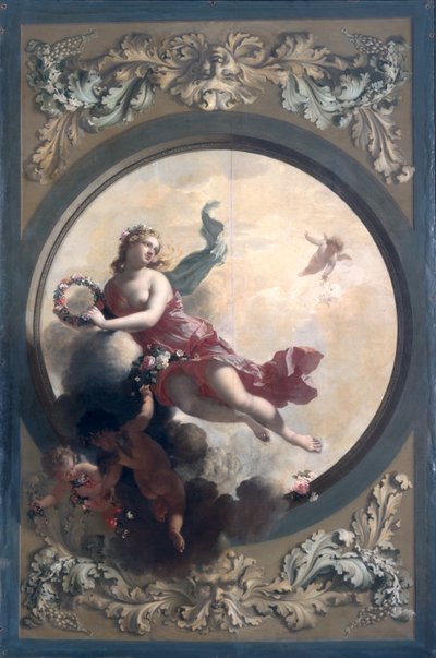 Flora kukka-sirontaputilla, 1696 tekijältä Adriaan van der Werff