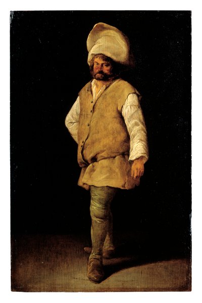 Porter (öljy paneelissa) tekijältä Adriaen Brouwer