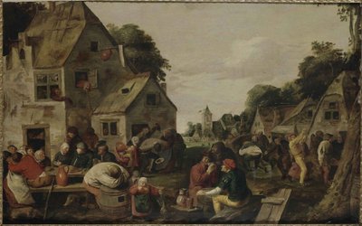 Kermesse. tekijältä Adriaen Brouwer