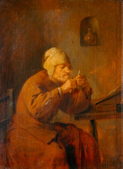 Le tailleur de plumes - sulkakynän teroitin ... tekijältä Adriaen Brouwer