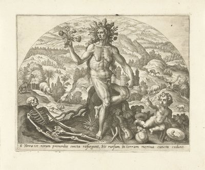 Maaperä The Four Elements (sarjan nimi) tekijältä Adriaen Collaert