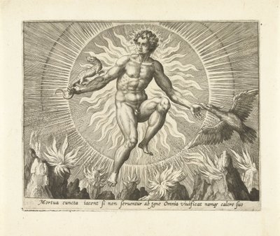 ilotulitus The Four Elements (sarjan nimi) tekijältä Adriaen Collaert