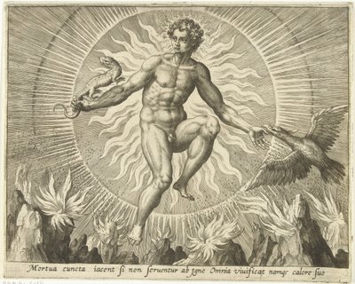 ilotulitus The Four Elements (sarjan nimi) tekijältä Adriaen Collaert