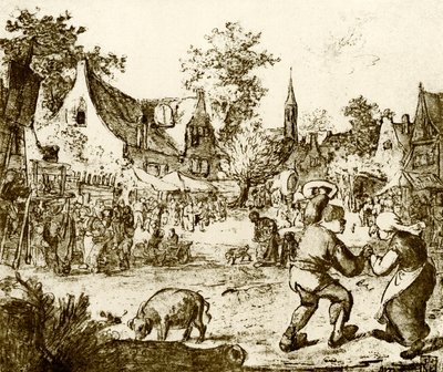 Hollantilainen tivoli tekijältä Adriaen Jansz. van Ostade