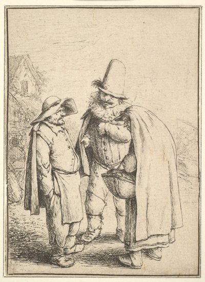 Groteskeja hahmoja, 1610-85. tekijältä Adriaen Jansz. van Ostade