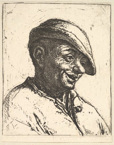 Naurava talonpoika, 1610-85. tekijältä Adriaen Jansz. van Ostade