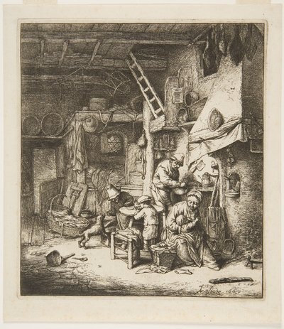 Talonpoikaisperhe tekijältä Adriaen Jansz. van Ostade