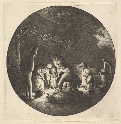 Sianlihan teurastaja, 1610-85. tekijältä Adriaen Jansz. van Ostade