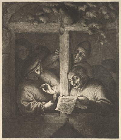 Laulajat ikkunassa, 1610-85. tekijältä Adriaen Jansz. van Ostade