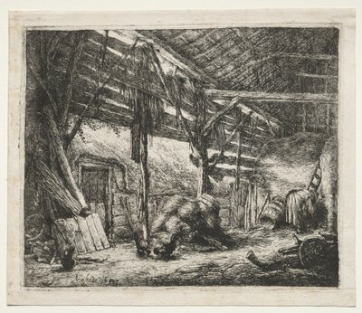 Navetta, 1647. tekijältä Adriaen Jansz. van Ostade