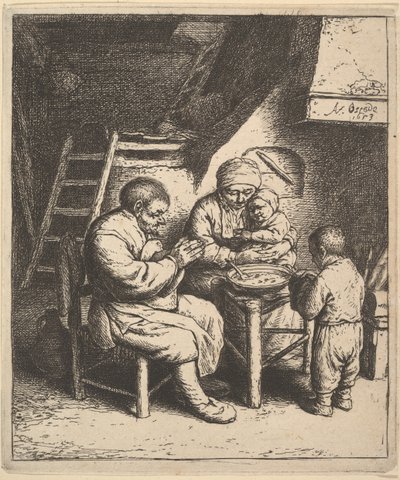 Siunaus, 1610-85. tekijältä Adriaen Jansz. van Ostade