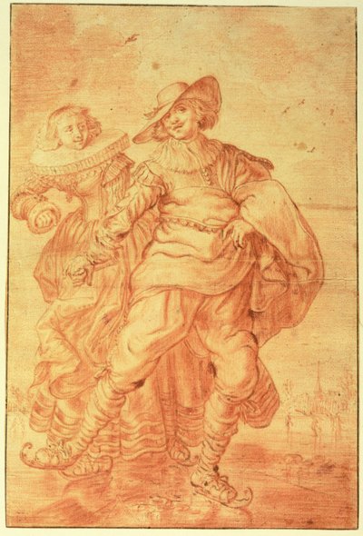 Huonekalut ja erilaiset esineet 1100- ja 1300-luvuilta tekijältä Adriaen Pietersz van de Venne