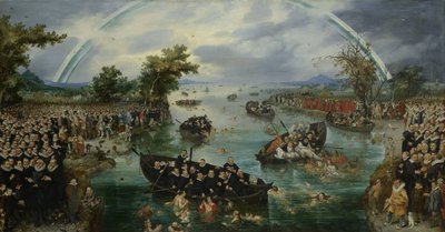 Sielujen kalastus, 1614 tekijältä Adriaen Pietersz van de Venne