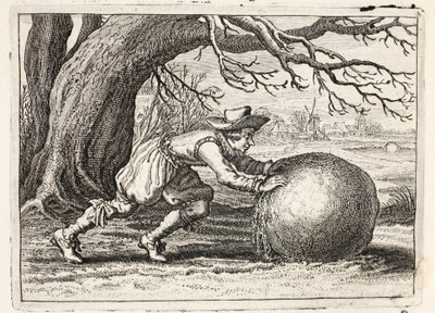 Kunnia ja hyve, kuvitus Johannes de Brunen (1589-1658) teoksesta "Emblemata of Zinne-werk", Jan Jacobs Schipper, Amsterdam, 1661. tekijältä Adriaen Pietersz van de Venne