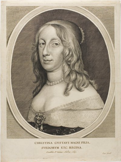 Ruotsin kuningatar Christina tekijältä Adriaen Pietersz. van de Venne