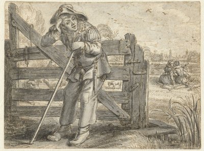 Fat Leendertin ja Lijsje Teuniksen hullu rakkaus Joncker Maertenin kanssa tekijältä Adriaen Pietersz van de Venne