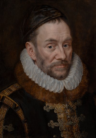 Muotokuva Oranian prinssi Vilhelm I:stä (1533-1584). tekijältä Adriaen Thomasz. Key