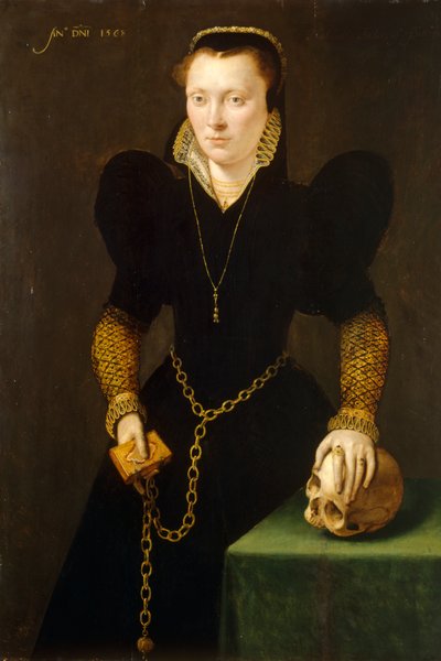 "Katheryn of Berain, Walesin äiti", 1534-1591, 1568 tekijältä Adriaen van Cronenburgh