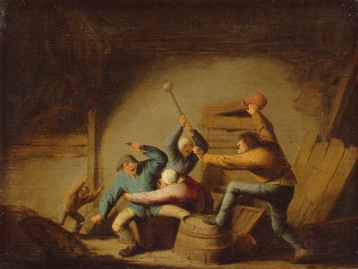 Brawl tekijältä Adriaen van Ostade