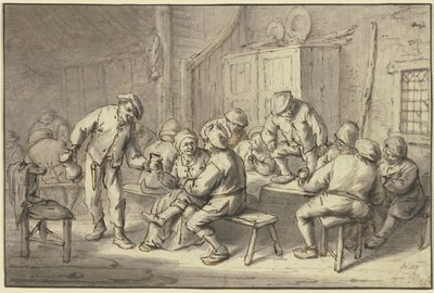 Maanviljelijän taverna tekijältä Adriaen van Ostade
