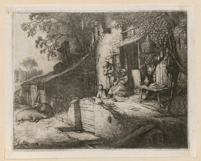 Kehrääjätär tekijältä Adriaen van Ostade