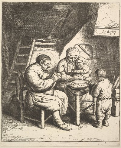 Siunaus tekijältä Adriaen van Ostade