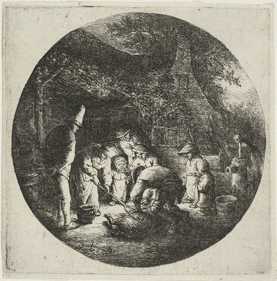 The Pigkillers tekijältä Adriaen van Ostade