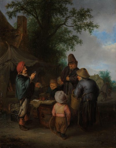 Quacksalver tekijältä Adriaen van Ostade