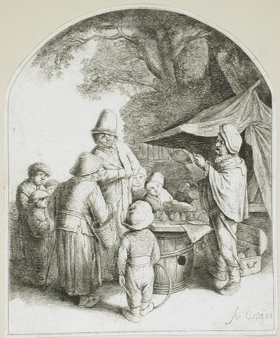 Puoskari tekijältä Adriaen van Ostade