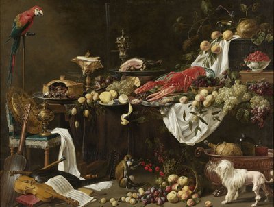 Juhla-asetelma tekijältä Adriaen van Utrecht