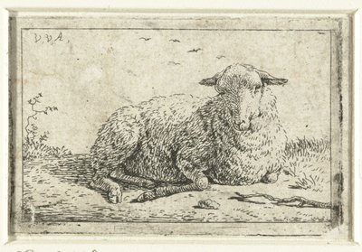 makaavia lampaita tekijältä Adriaen van de Velde