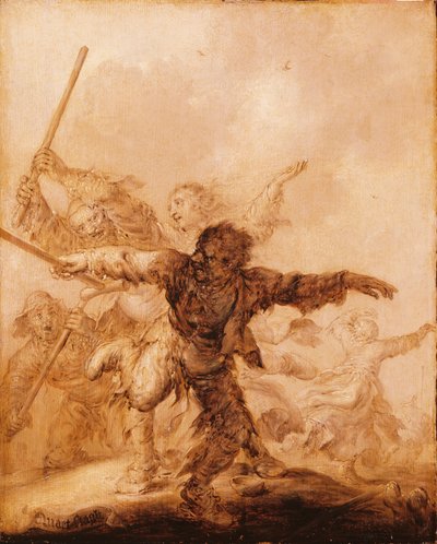 Vihaiset iskut tekijältä Adriaen van de Venne