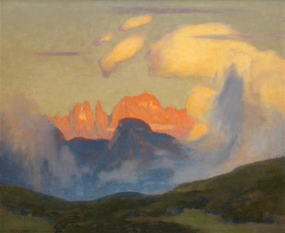 Night Glow on Rosengarten (öljy kankaalle) tekijältä Adrian Scott Stokes