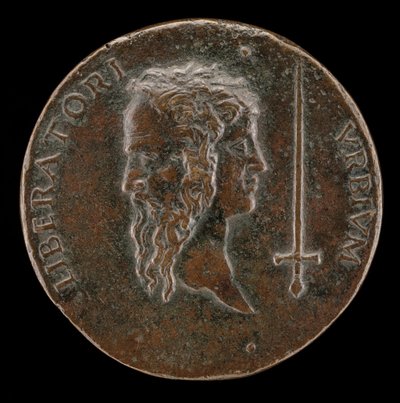 Janiform Head [takana], 14951496. tekijältä Adriano Fiorentino